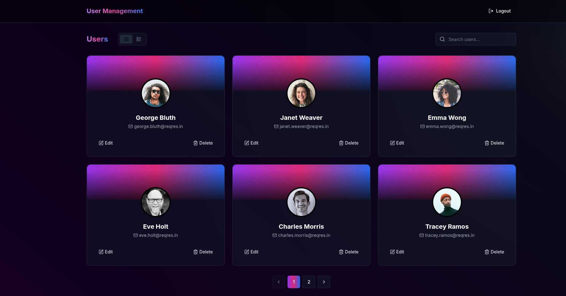 User Management App